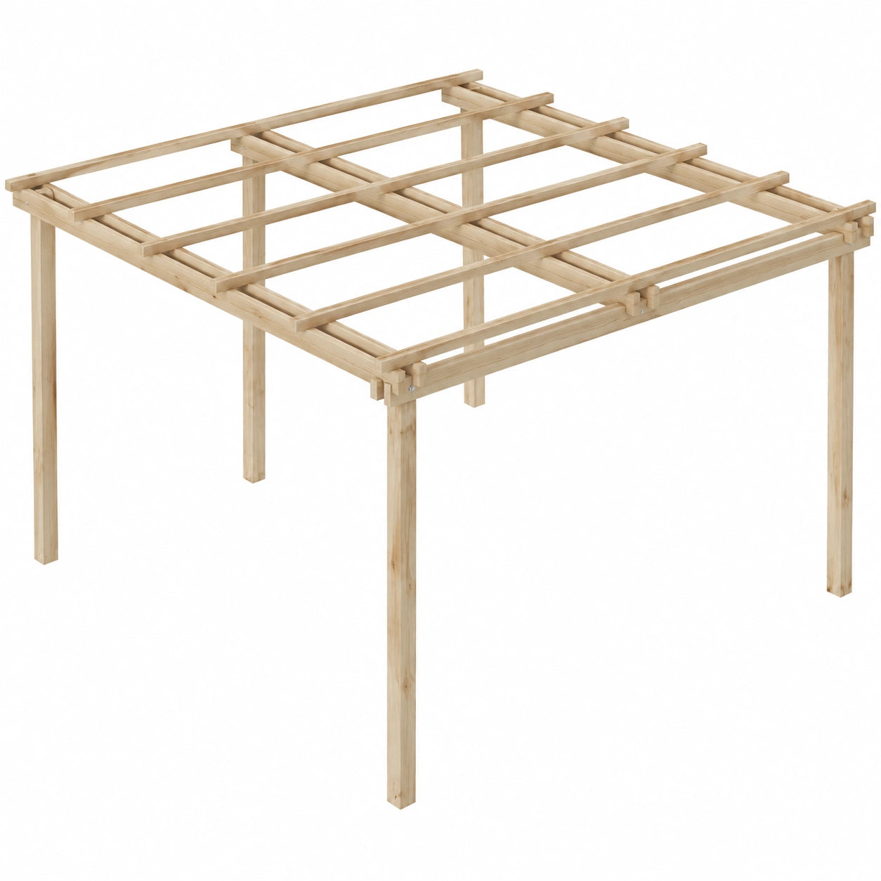 Structure d’ombrage, 240 x 240 cm, pour la terrasse ou le jardin