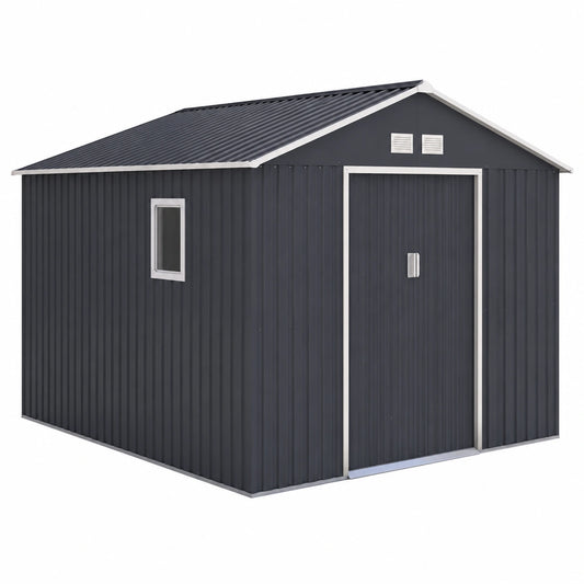 Abri de jardin, en acier, pour le jardin