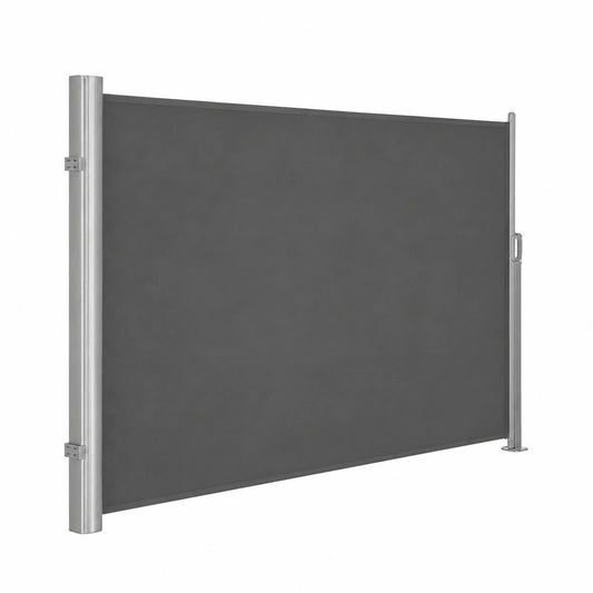 Meuble polyvalent, extensible, en aluminium, 200 x 350 cm, coloris anthracite, pour les espaces de vie