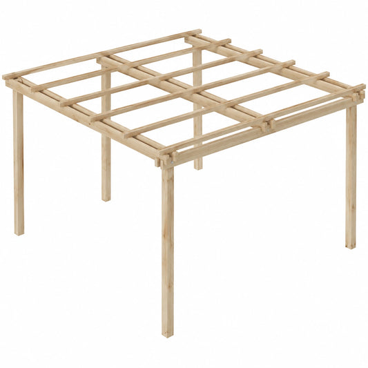 Structure d’ombrage, 240 x 240 cm, pour la terrasse ou le jardin
