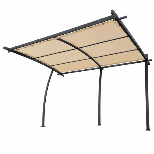 Structure d’ombrage, coloris ivoire, pour la terrasse ou le jardin